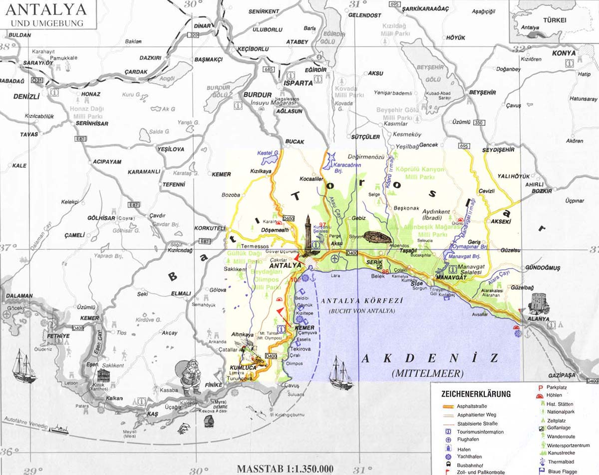 ANTALYA MAP