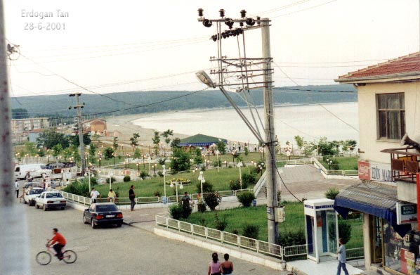 View to the coast park of Igneada town