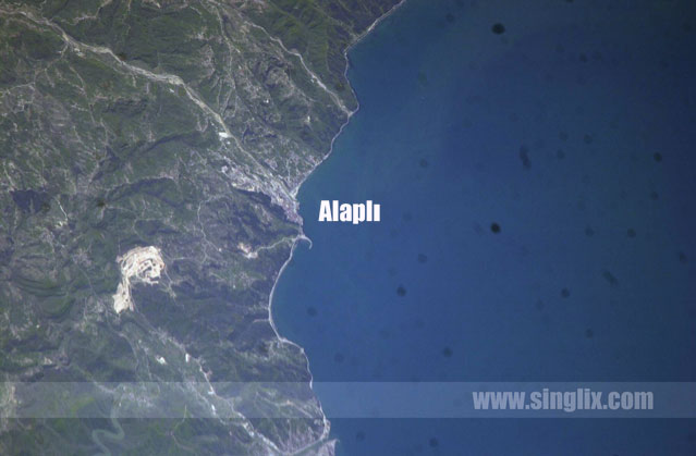 View to ALAPLI from space