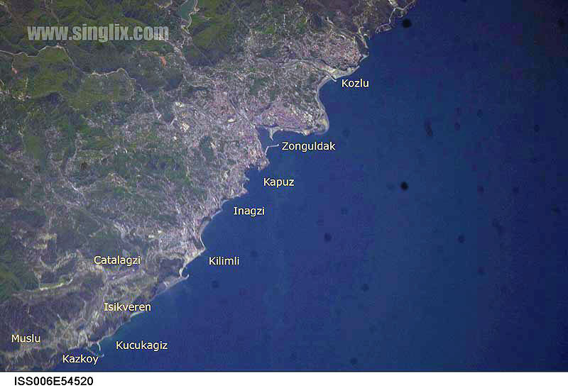 Zonguldak Province (from Kozlu to Muslu)