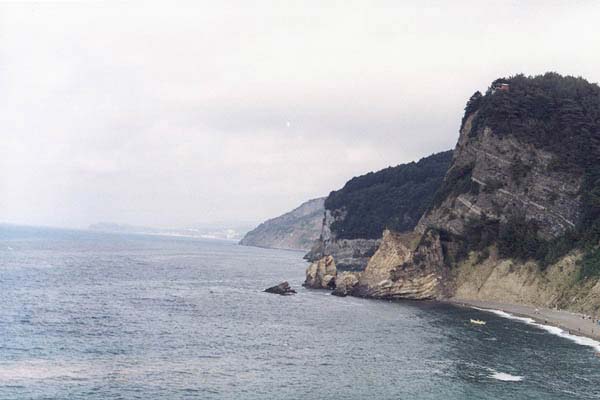 AKCISU - Far view to Filyos Town (to East) 14-7-2001